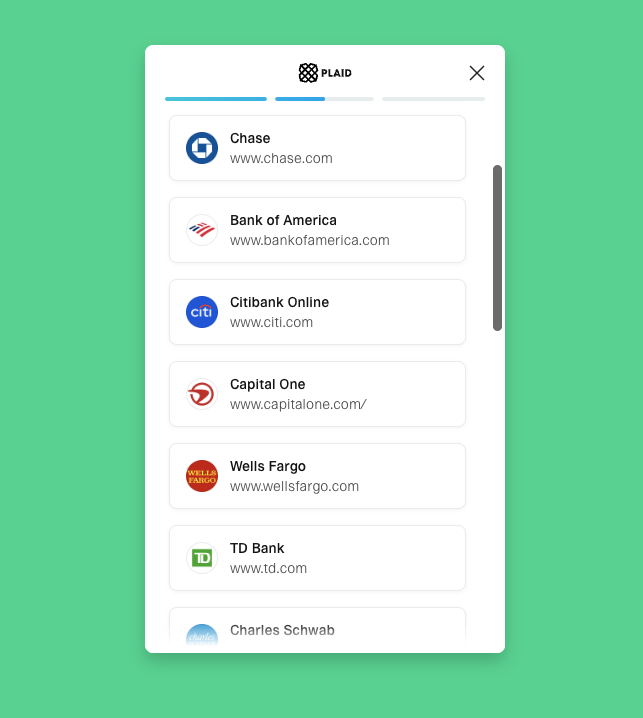 Select from Top Banks